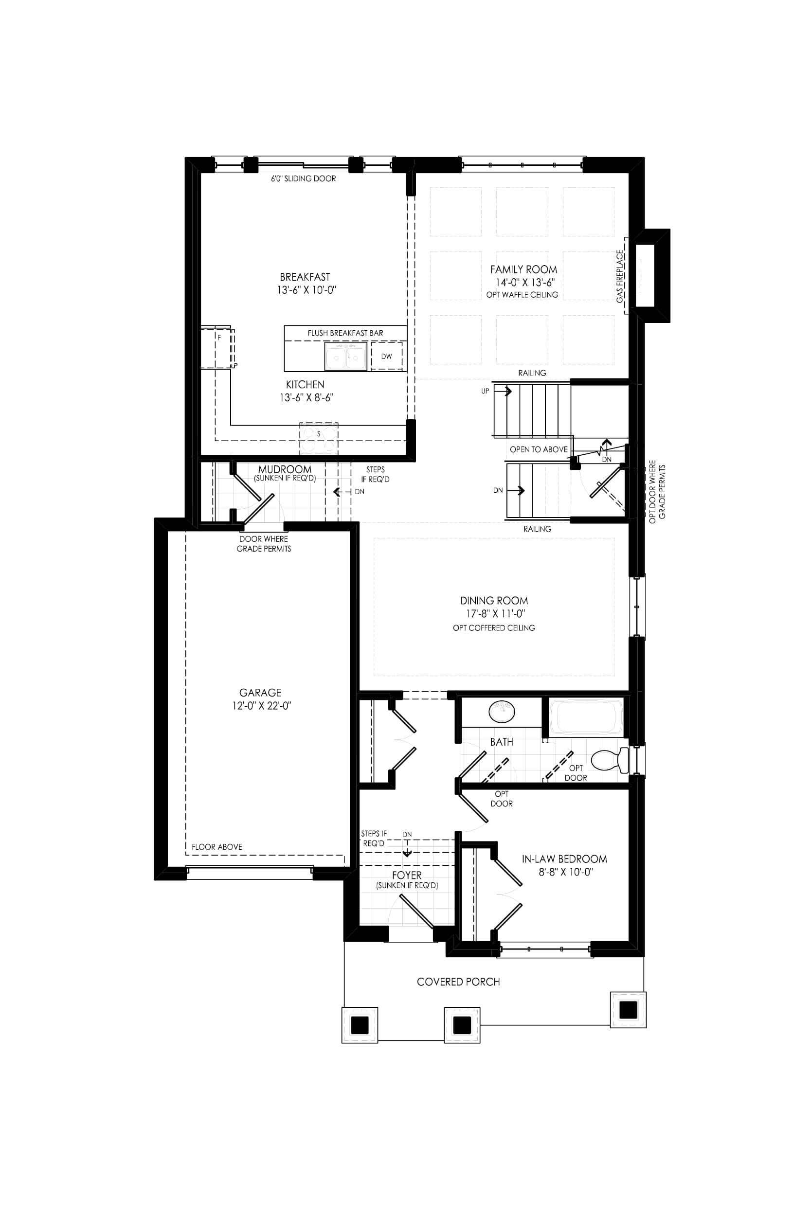 The Lismer Optional Ground Level 5 Bedroom Plan