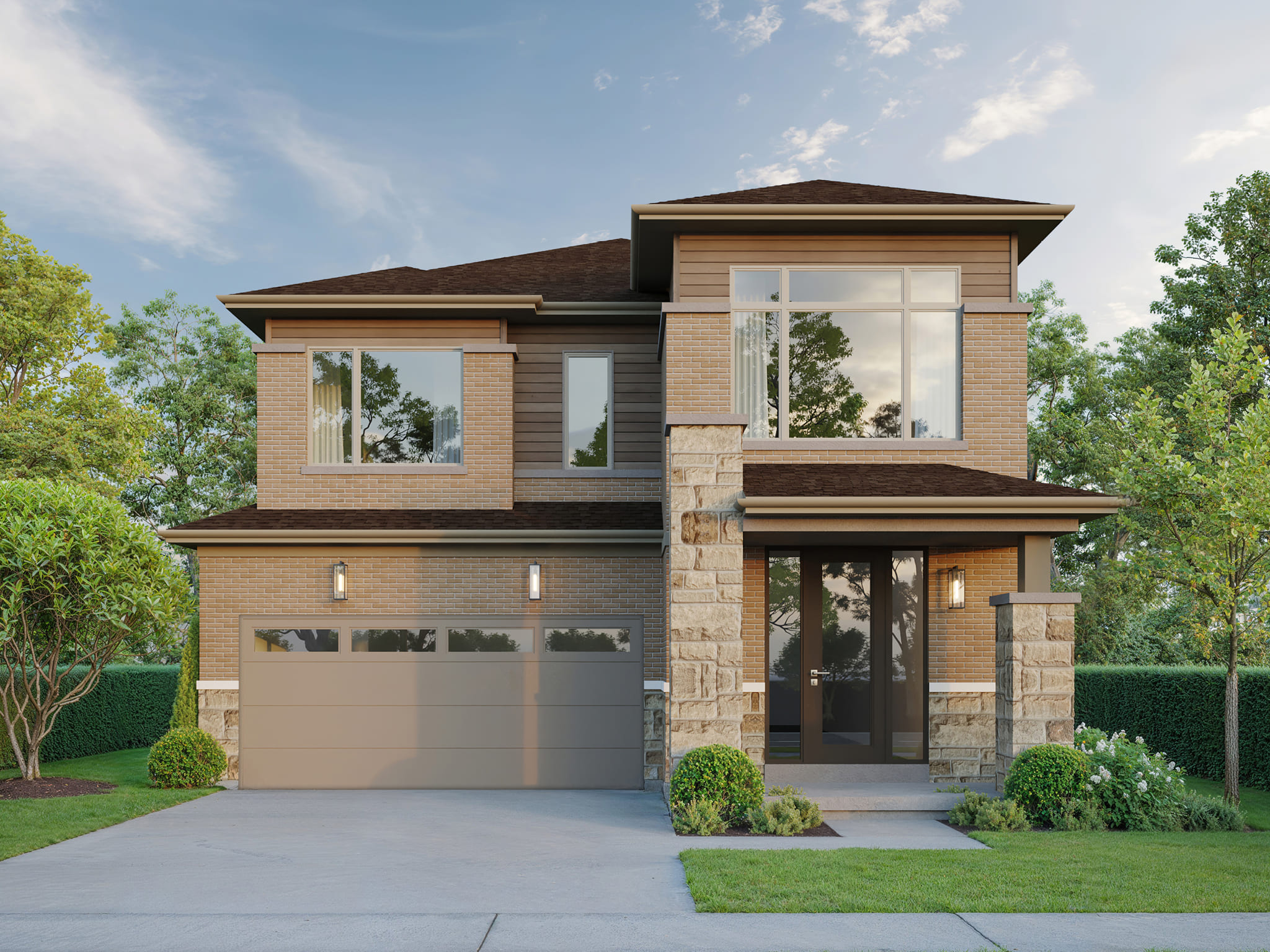 38-2-B - YT on Fourth - Exterior Rendering