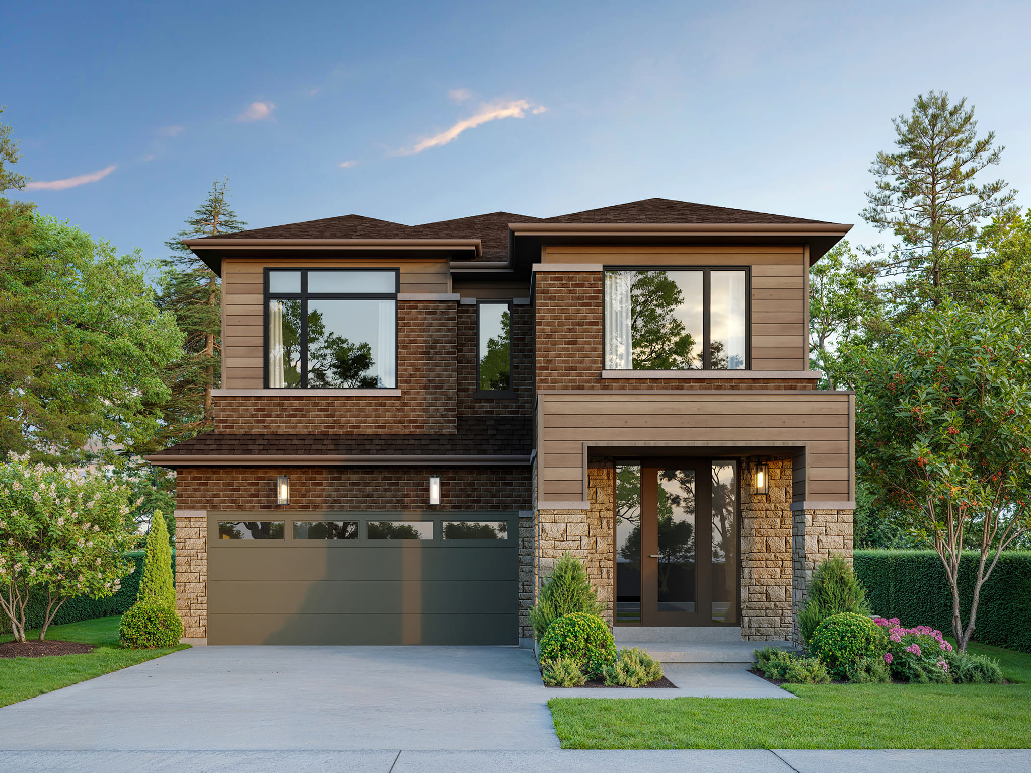 38-4-B - YT on Fourth - Exterior Rendering