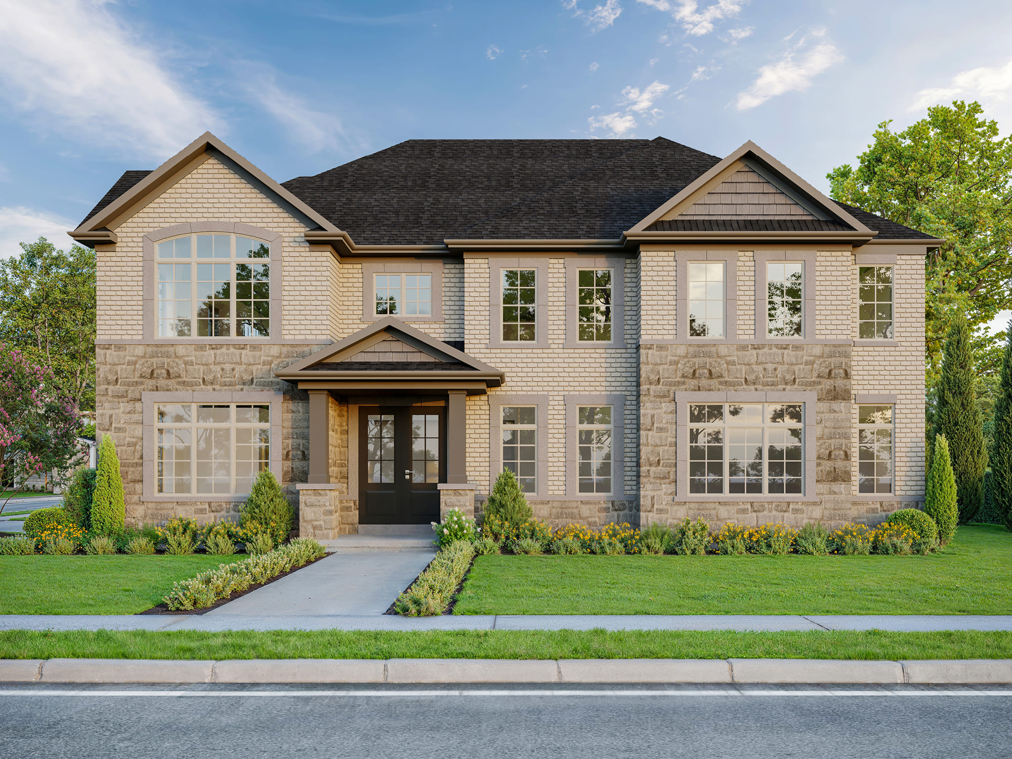 38-5C-A - YT on Fourth - Exterior Rendering