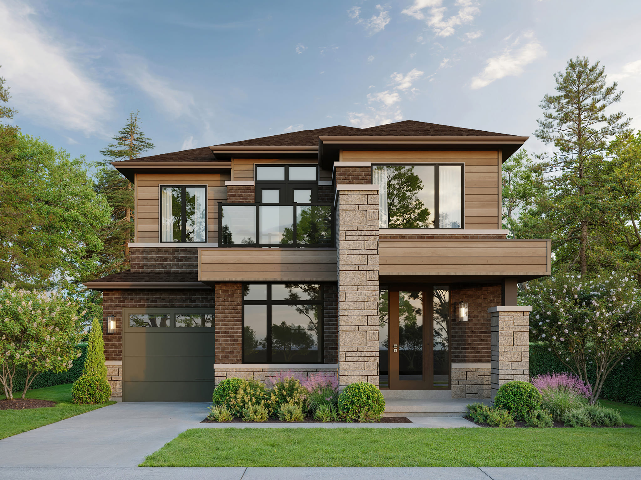 38-7-B - YT on Fourth - Exterior Rendering