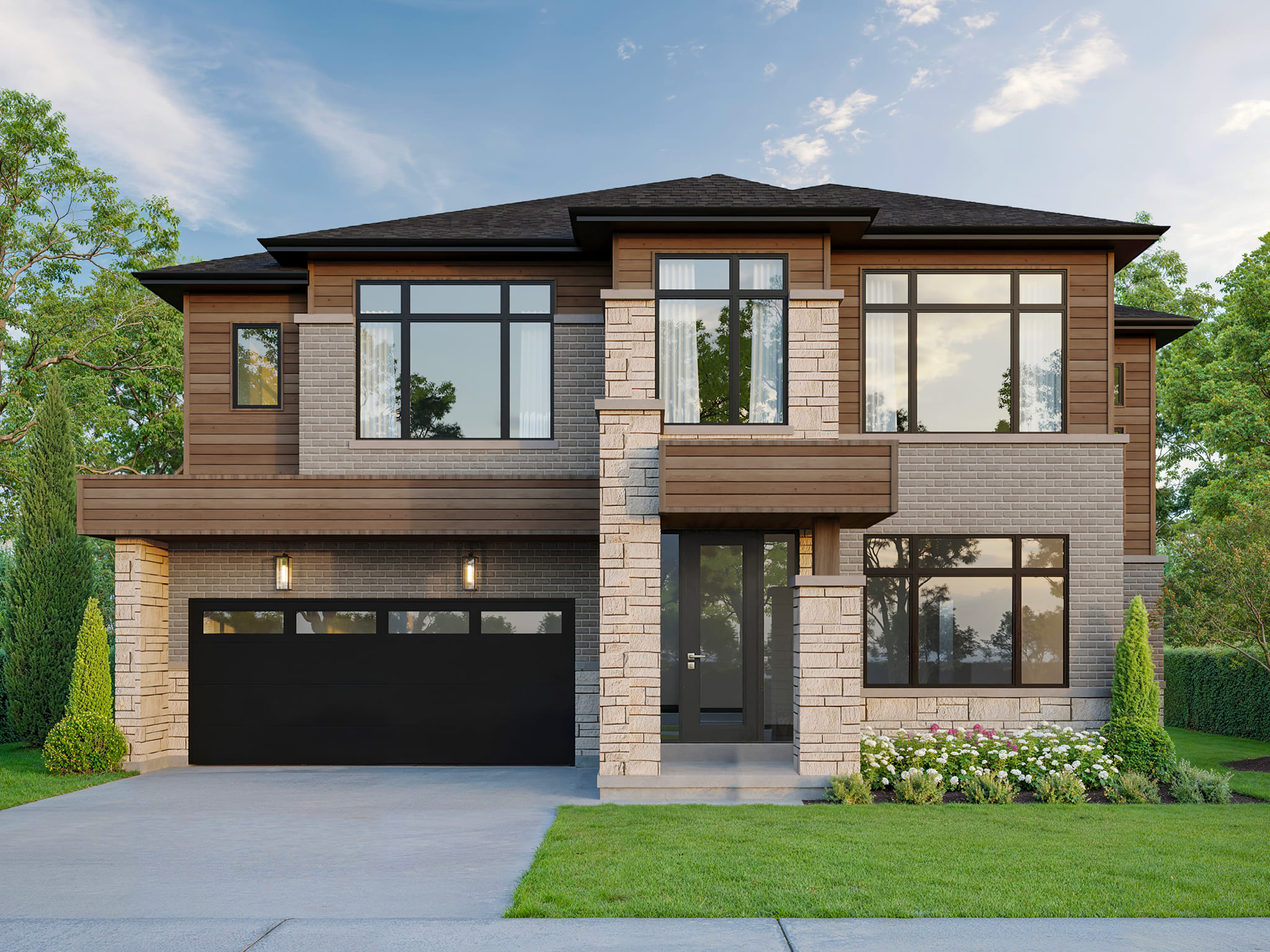 55-1-B - YT on Fourth - Exterior Rendering
