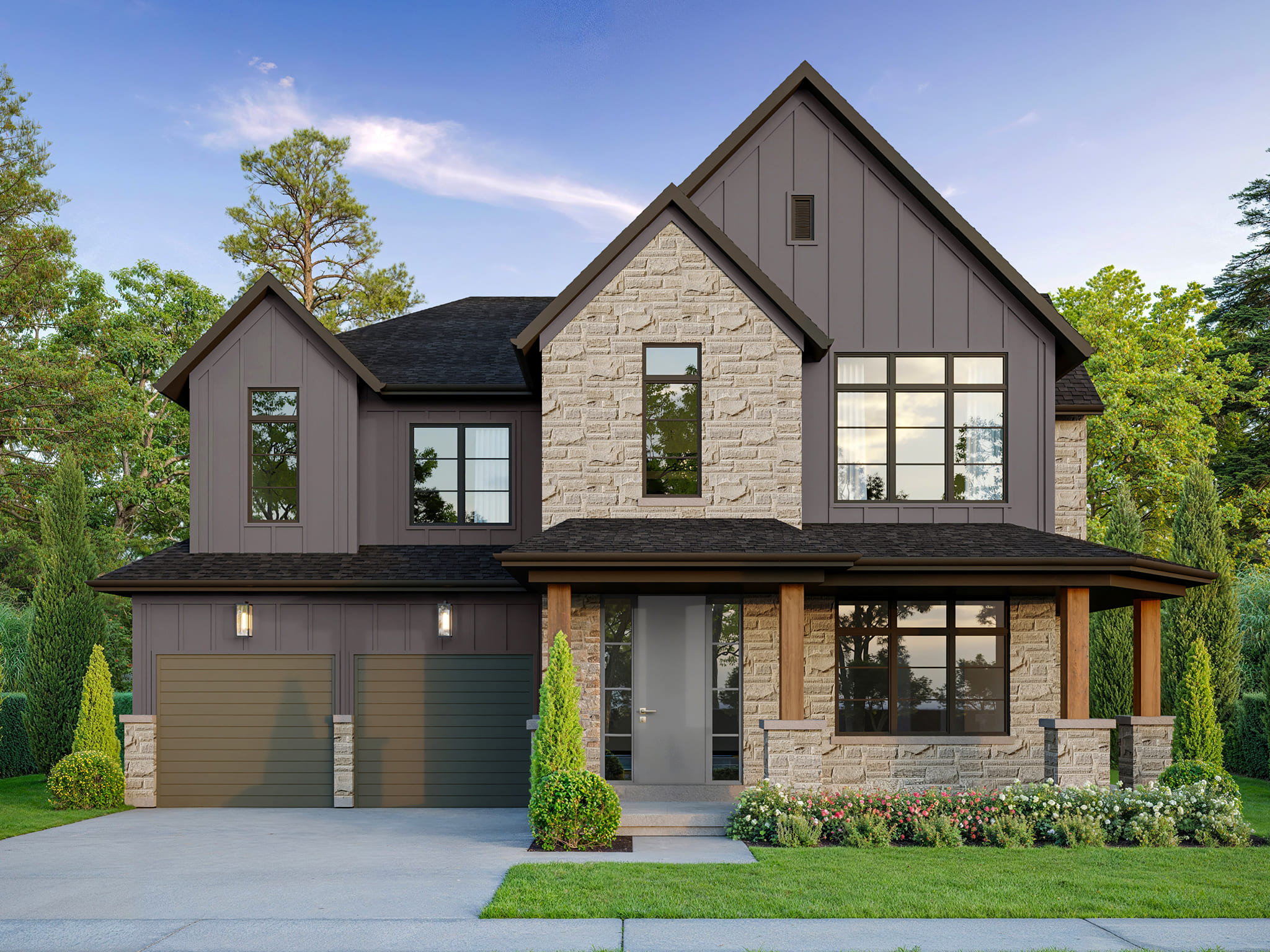 60-1C-C YT on Fourth - Exterior Rendering