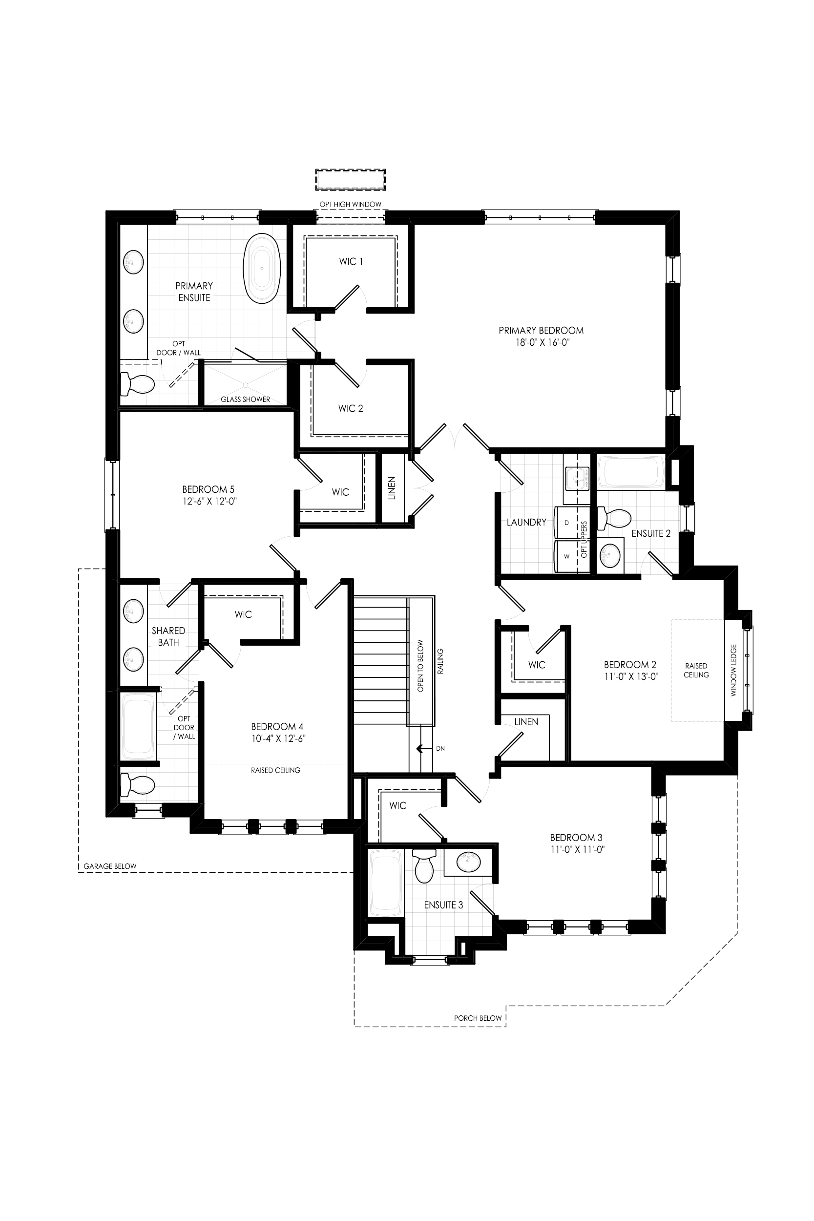 The Bellefleur - Second Level - YT on Fourth - Floor Plan
