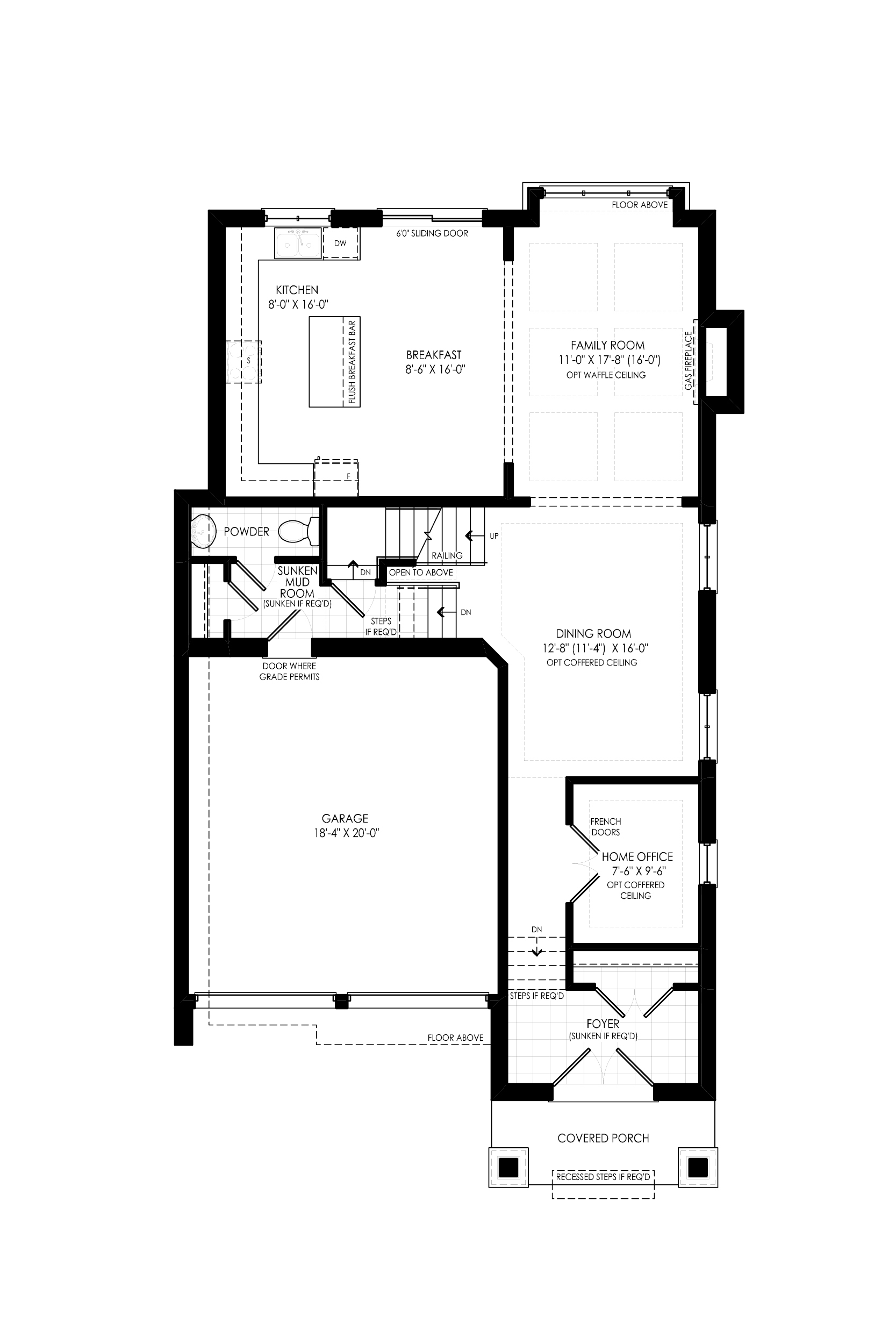 The Boyer - Ground - YT on Fourth - Floor Plan