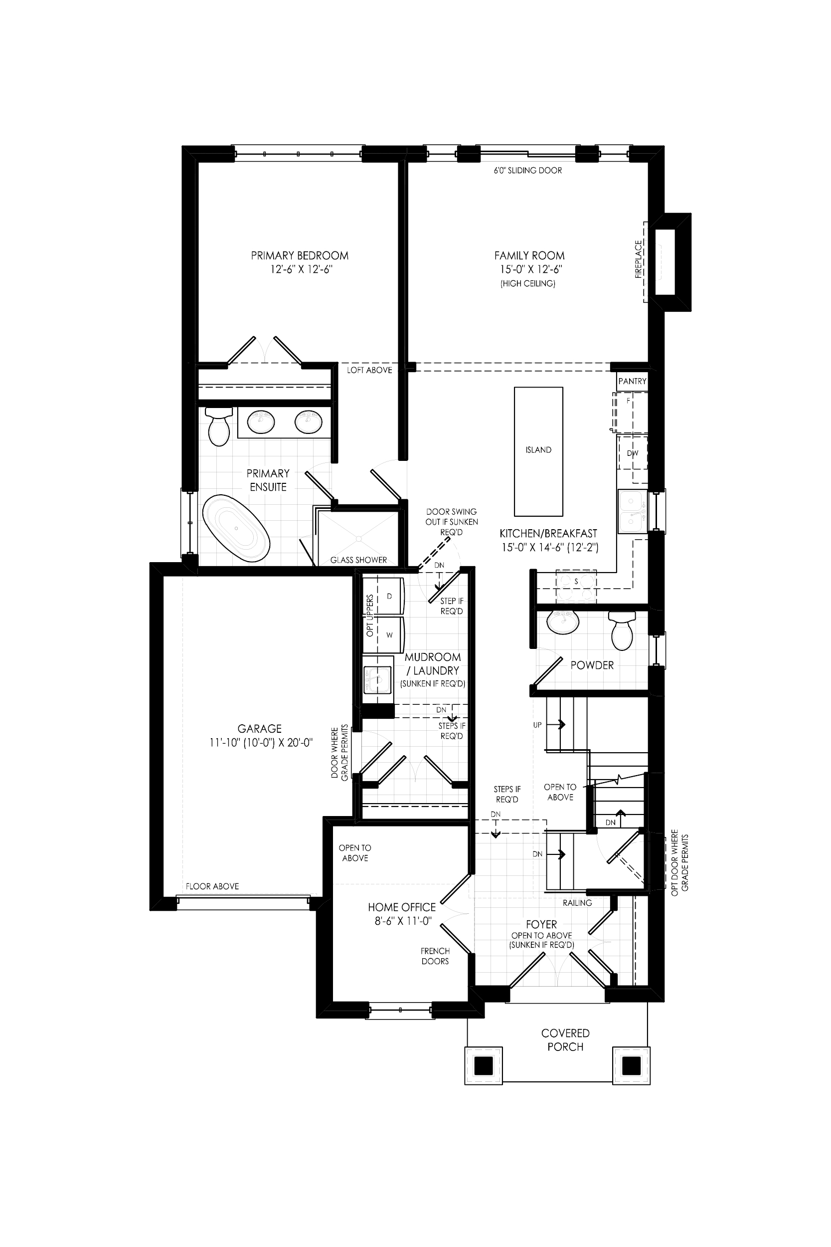 The Carmichael - Ground - YT on Fourth - Floor Plan