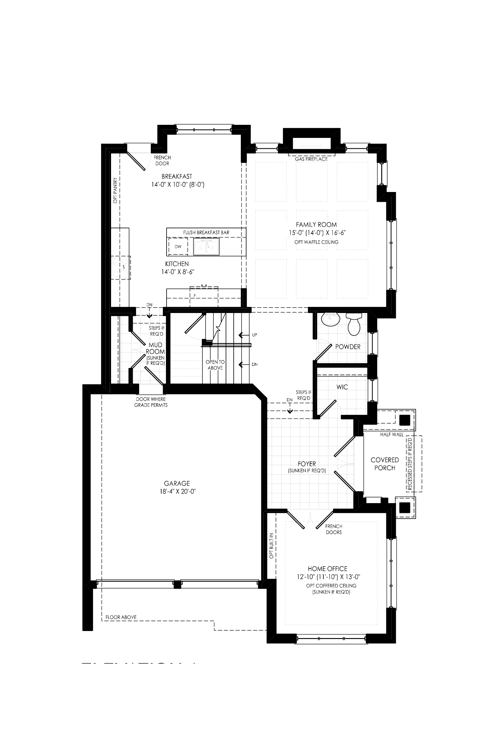 The Dallaire - Ground - YT on Fourth - Floor Plan