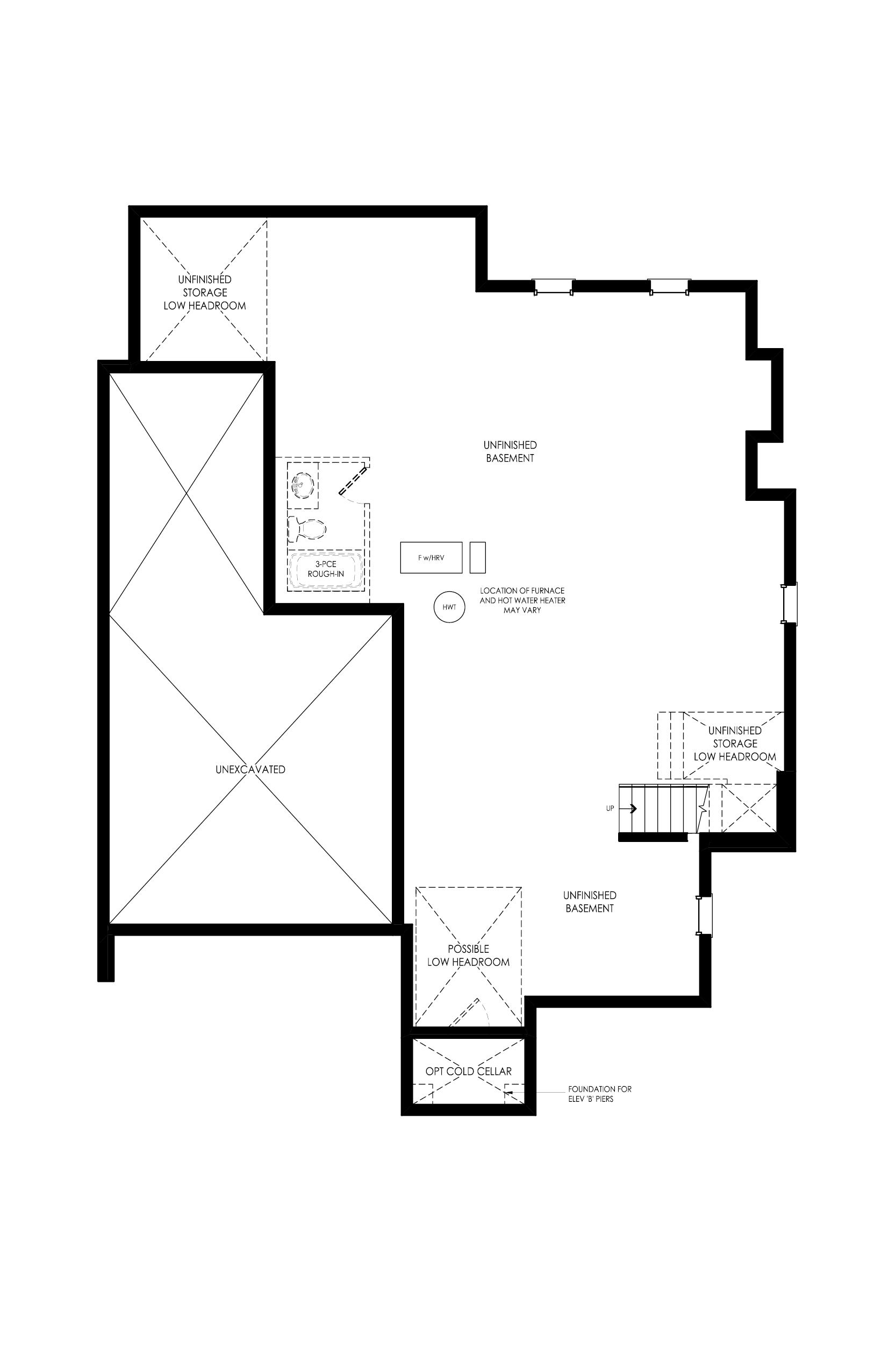 The Morrisseau - Basement - YT on Fourth - Floor Plan