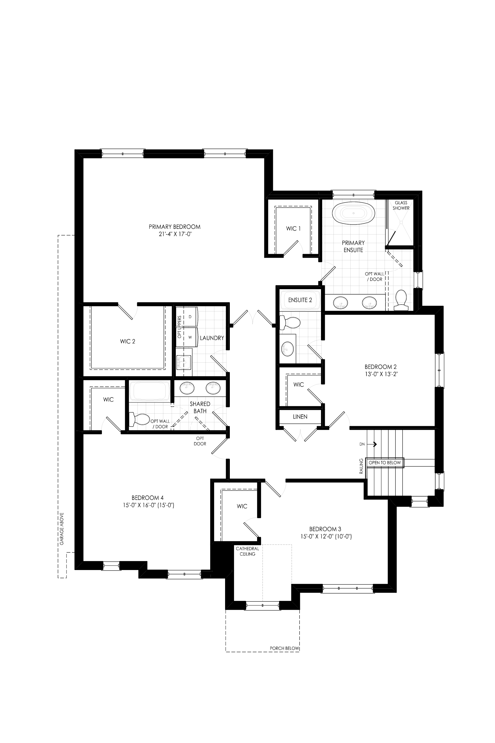 The Morrisseau - Second Level - YT on Fourth - Floor Plan