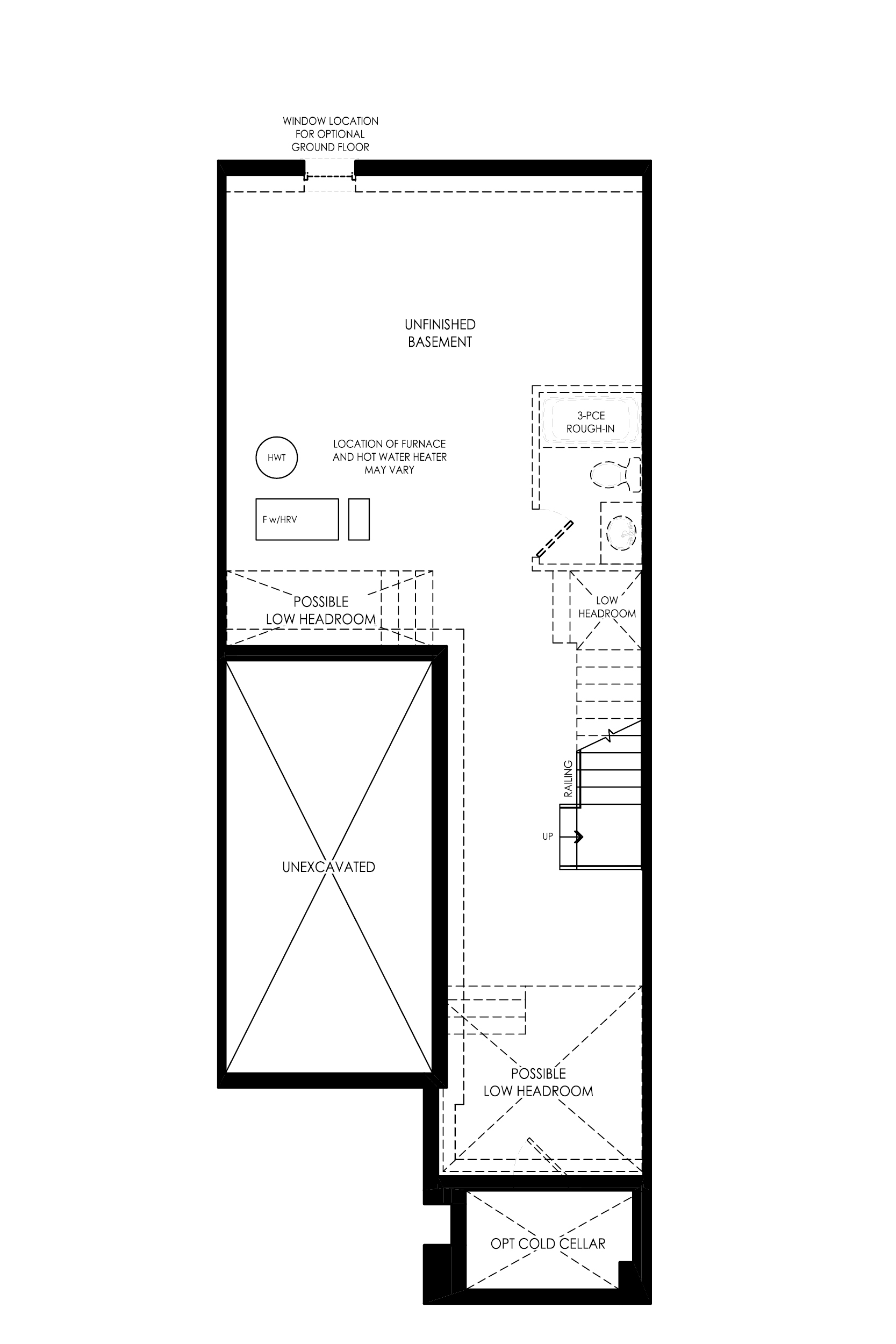 The Reid - Basement - YT on Fourth - Floor Plan