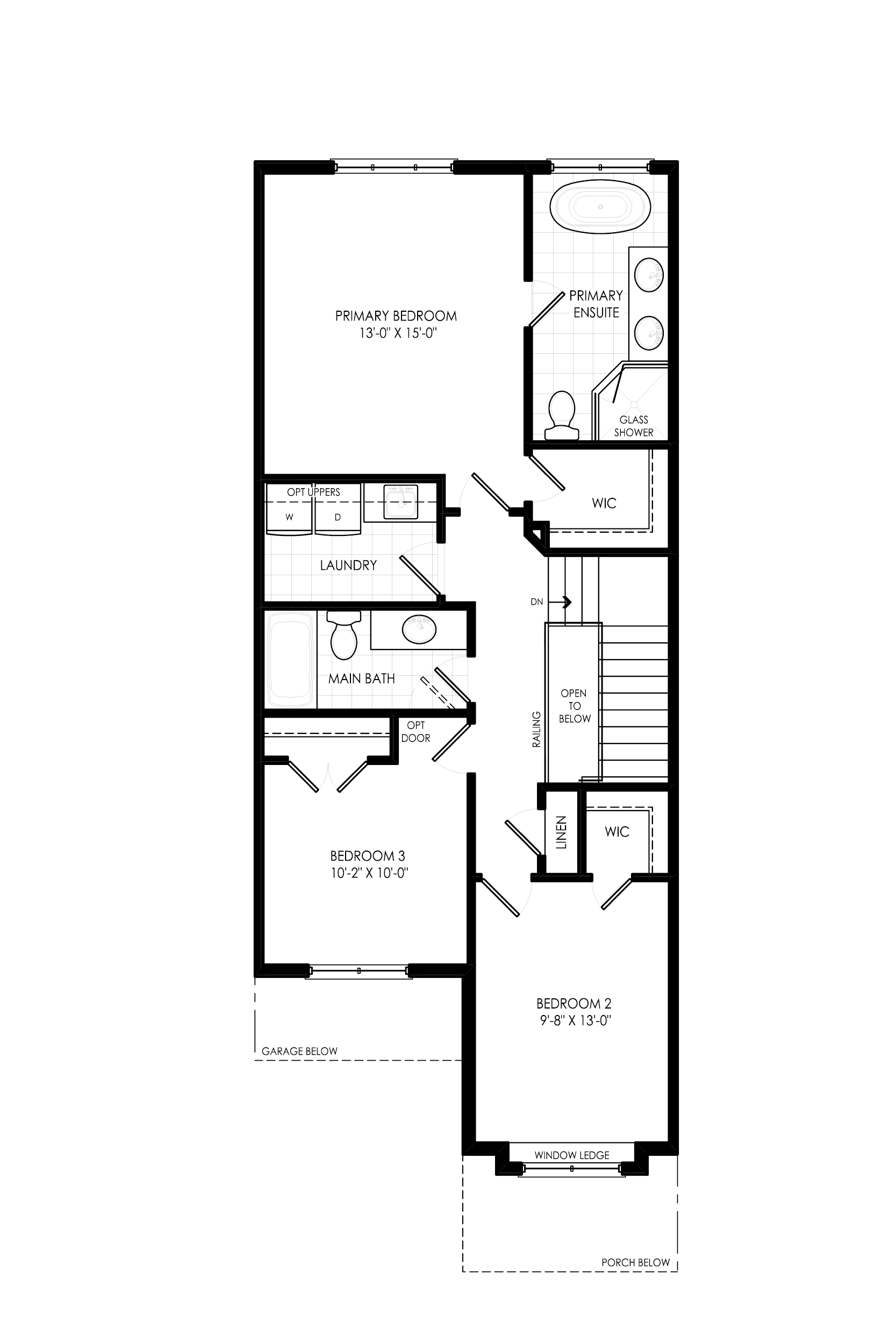 The Reid - Second Level - YT on Fourth - Floor Plan