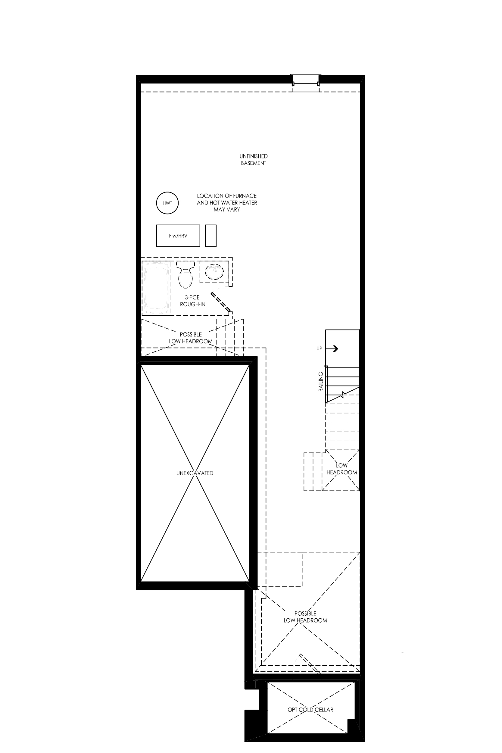 The Sapp - Basement - YT on Fourth - Floor Plan