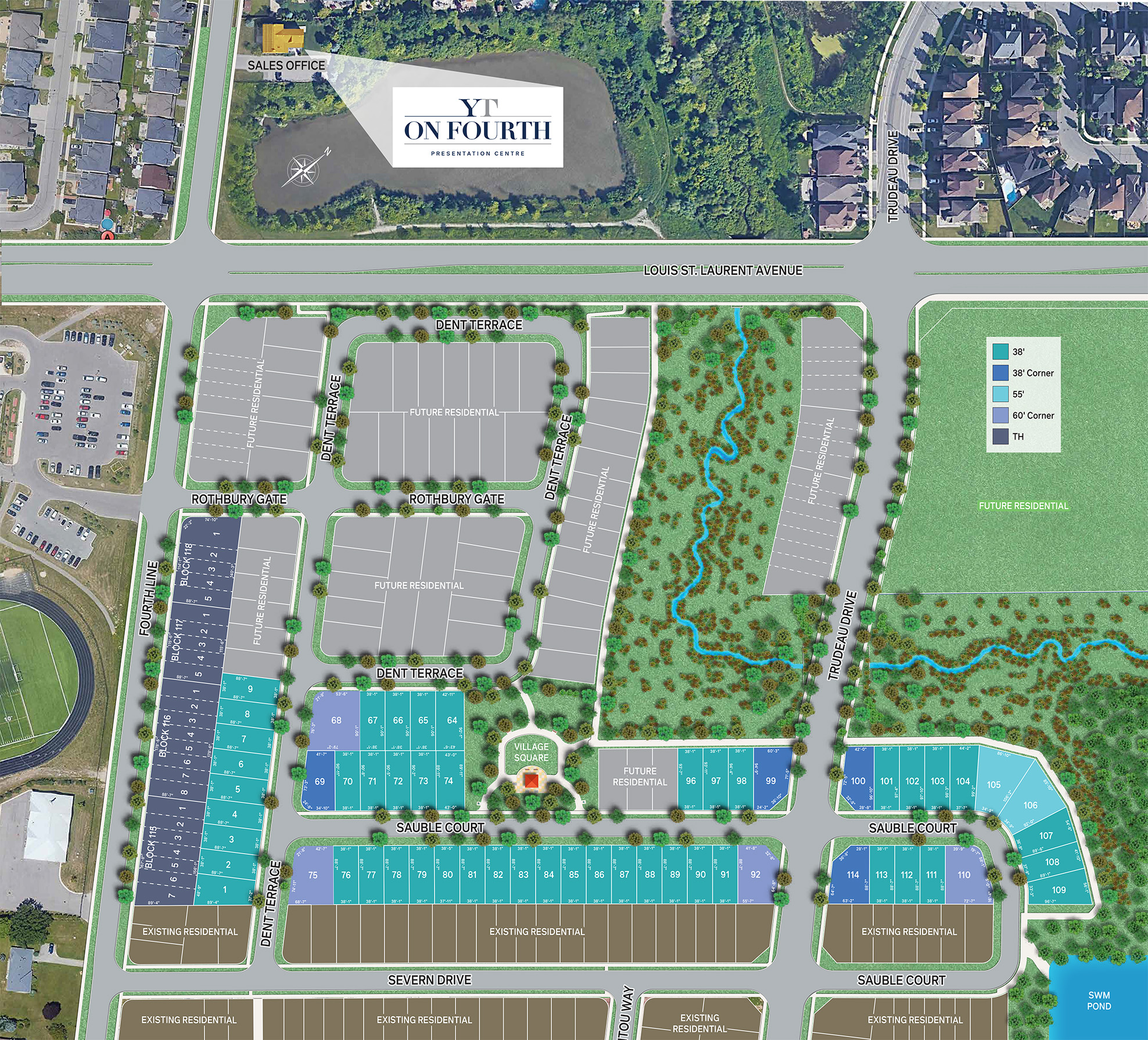 YT on Fourth Site Plan